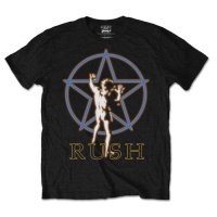 Rush Starman Glow Mens Black T-Shirt Photo