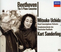 Philips Uchida / Beethoven / Cgb / Sanderling - Piano Concertos 1-5 Photo