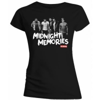 One Direction Midnight Memories Black T-Shirt Small Photo