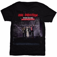 One Direction San Siro Movie Ladies Black T-Shirt Photo