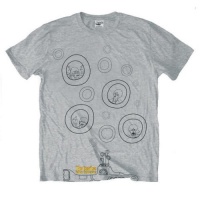 The Beatles Bubbles Mens Grey Heather T-Shirt Photo