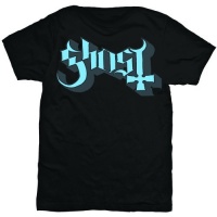Ghost Blue Grey Keyline Logo Mens T-Shirt Photo