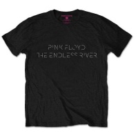 Pink Floyd Endless River Logo Men's Black T-Shirt Photo