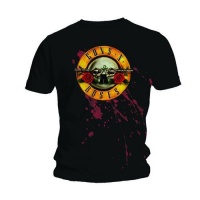 Guns N Roses Bullet Mens Black T-Shirt Photo