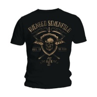 Avenged Sevenfold Shield and Sickle Black T-Shirt Photo