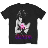 The Doors Psychadelic Jim Mens Black T-Shirt Photo