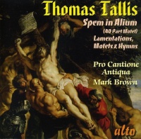 Musical Concepts Tallis / Pro Cantione Antiqua / Brown - Spem In Alium / Lamentations of Jeremiah / Motets Photo