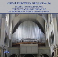 Priory Records UK Marco Lo Muscio - Great European Organs No. 96 Photo