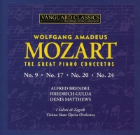 Vanguard Classics Mozart / Brendel / Matthews / Gulda - Great Piano Concertos Photo