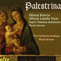 Musical Concepts Palestrina / Pro Cantione Antiqua / Brown - Missa Brevis / Missa Lauda Sion Photo