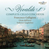 Brilliant Classics Vivaldi / Galligioni / L'Arte Dell'Arco / Guglie - Complete Cello Concertos Photo