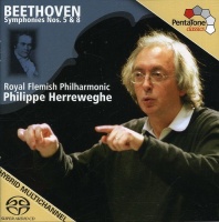 Pentatone Beethoven / Royal Flemish Phil / Herreweghe - Symphonies 5 & 8 Photo