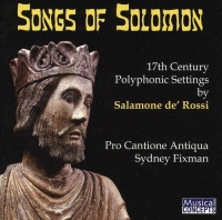 Musical Concepts De Rossi / Pro Cantione Antiqua / Fixman - Songs of Solomon Photo