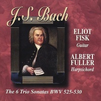 CD Baby Eliot Fisk - J.S.Bach the Six Trio Sonatas Bwv 525-530guitar & Photo