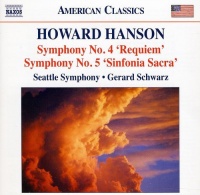 Naxos American Hanson / Seattle Symphony / Schwarz - Symphonies 4 & 5 / Elegy In Memory of Serge Photo