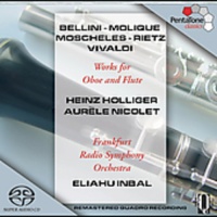 Pentatone Holliger / Nicolet / Inbal / Rso Frankfurt - Works For Oboe & Flute Photo