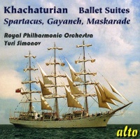 Musical Concepts Khachaturian / Royal Philharmonic Orch / Simonov - Famous Ballet Suites: Spartacus Gayaneh Maskarade Photo