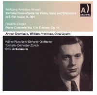 Archipel Mozart / Grumiaux / Primrose / Ackermann - Sinfonia Concertante For Violin & Viola Photo
