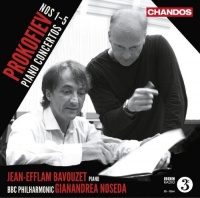 Chandos Prokofiev / Bavouzet / Noseda / BBC Philharmonic - Prokofiev Piano Concertos Nos. 1-5 Photo