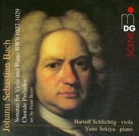 Mdg Records Bach / Schlightigf / Sekiya - Sonatas For Viola Da Gamba & Piano: Organ Chorales Photo