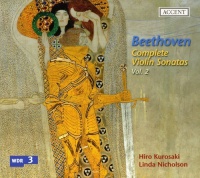 Accent Records Beethoven / Kurosaki / Nicholson - Complete Violin Sonatas 2 Photo