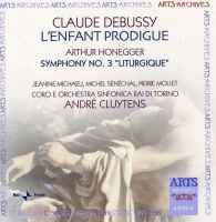 Arts Music Debussy / Honegger / Cluytens / Micheau / Senechal - Andre Cluytens Conducts Photo