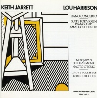 New World Records Lou Harrison / Jarrett Keith / Otomo N / Hughes R - Piano Concerto / Suite For Violin Piano Small Orch Photo