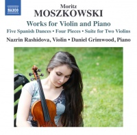 Naxos Moszkowski / Rashidova / Grimwood - Works For Violin & Piano Photo