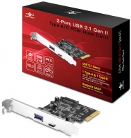 Vantec 2-Port USB 3.1 Gen 2 Type A/C PCIe Host Card Photo