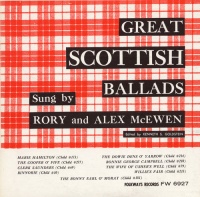 Folkways Records Rory Mcewen - Great Scottish Ballads Photo
