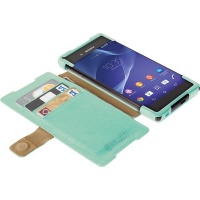 Krusell Malmo FlipWallet for the Sony Xperia Z3 Mint Green Photo