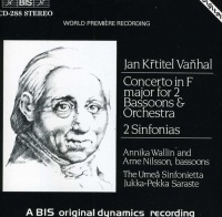 Vanhal / Nilsson / Saraste / Umea Sinfonieta - Concerto For 2 Bassoons & Orchestra Photo