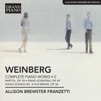 Grand Piano Weinberg / Allison Brewster Franzetti - Complete Piano Works 2 Photo