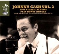 Real Gone Music Johnny Cash - 5 Classic Albums - Vol. 2 Plus Bonus Singles Photo