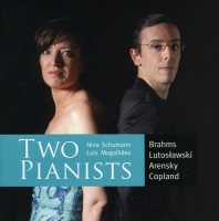 Two Pianists Records Brahms / Arensky / Twopianists / Magalhaes - Two Pianists: Nina Schumann & Luis Magalhaes Photo