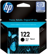 HP 122 Black Ink Cartridge - Black Photo