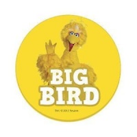 Sesame Street Giant Big Bird Round Coaster Photo