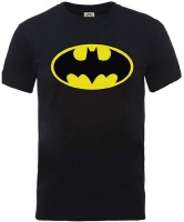 Official Batman Logo Mens Black T-Shirt Photo