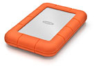 LaCie Rugged Mini - 1TB External Hard Drive USB 3.0 Silver/Orange Photo