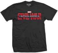 Captain America Civil War Movie Logo T-Shirt Photo