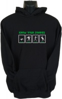 Know Your Zombies Womens Hoodie Black Photo