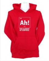 Ah! the Element of Surprise Mens Hoodie Red Photo