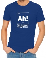 Ah! the Element of Surprise Mens T-Shirt Royal Blue Photo