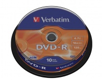 Verbatim Advanced AZO 4.7GB DVD-R - 10 Pack Spindle Photo