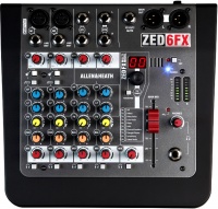 Allen Heath Allen & Heath ZED-6FX ZED Series 6 Channel Compact Analogue Mixer with Effects Photo