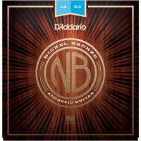 DAddario D'Addario NB1253 12-53 Nickel Bronze Light Acoustic Guitar Strings Photo