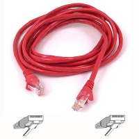 Belkin Fast Network Cable CAT5E RJ45 2M Red Photo