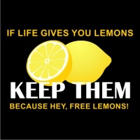 If Life Gives You Lemons Womens Hoodie Black Photo