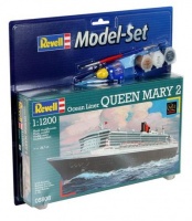 Revell - 1/1200 - Queen Mary 2 Model Set Photo