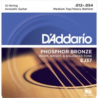 DAddario D'Addario EJ37 12-54 Phosphor Bronze Medium Top Heavy Bottom 12 String Acoustic Guitar Strings Photo